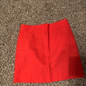 Orange Kareem mini skirt